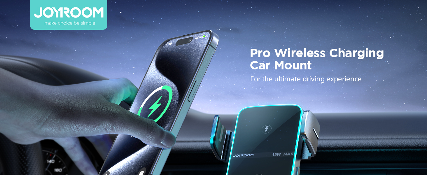 wireless car charger phone holder
