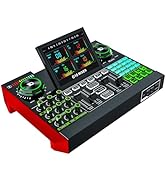G10 Gaming Audio Mixer,Podcast Equipment Live Sound Card for Streaming,Audio Interface DJ Mixer S...