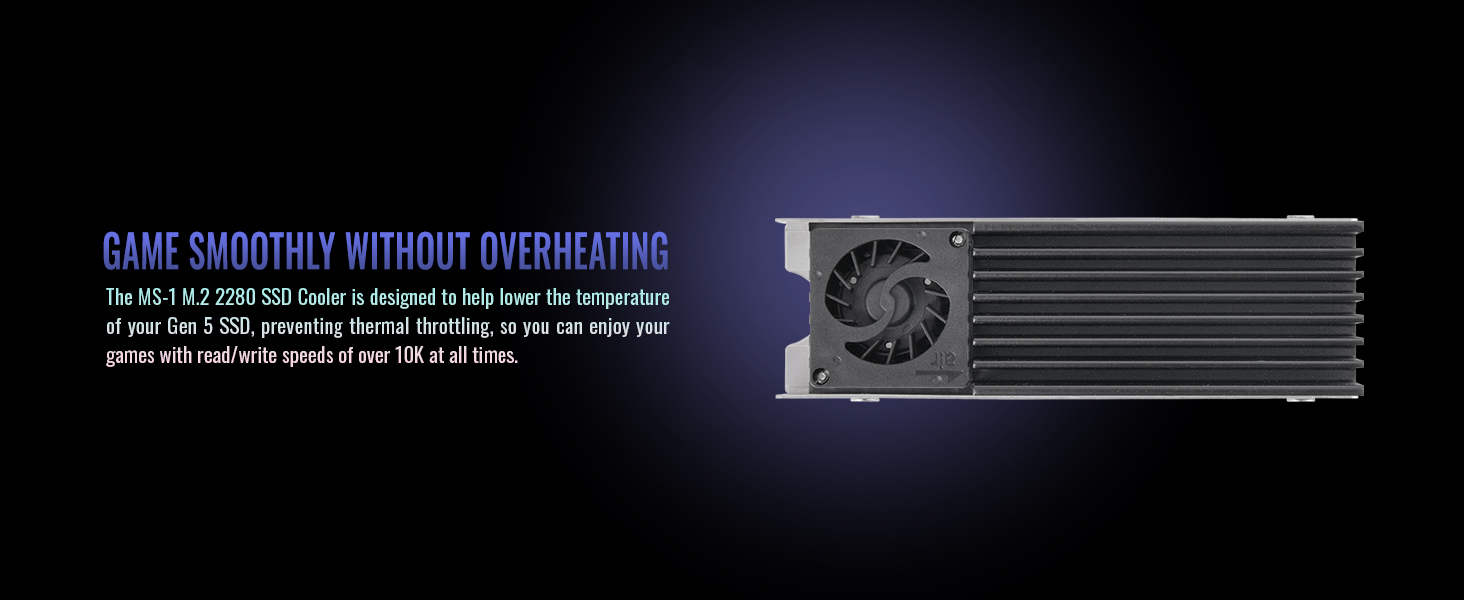 MS-1 M.2 2280 SSD Cooler
