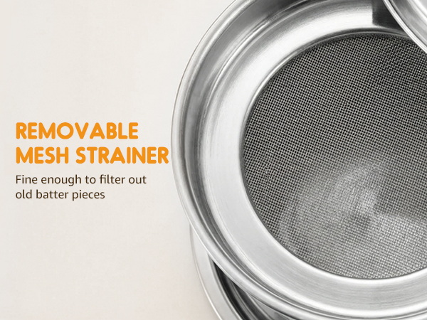 REMOVABLE MESH STRAINER