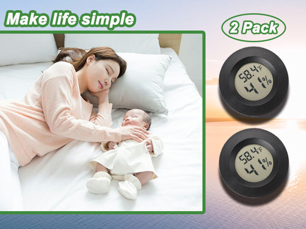 min Hygrometer Thermometer digital thermometer humidity meter digital hygrometer mini hygrometer 