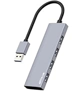 ANYPLUS USB Hub, USB 3.0 Hub Aluminum Alloy Ultra Slim USB Splitter, Portable 4 Port USB Extender...