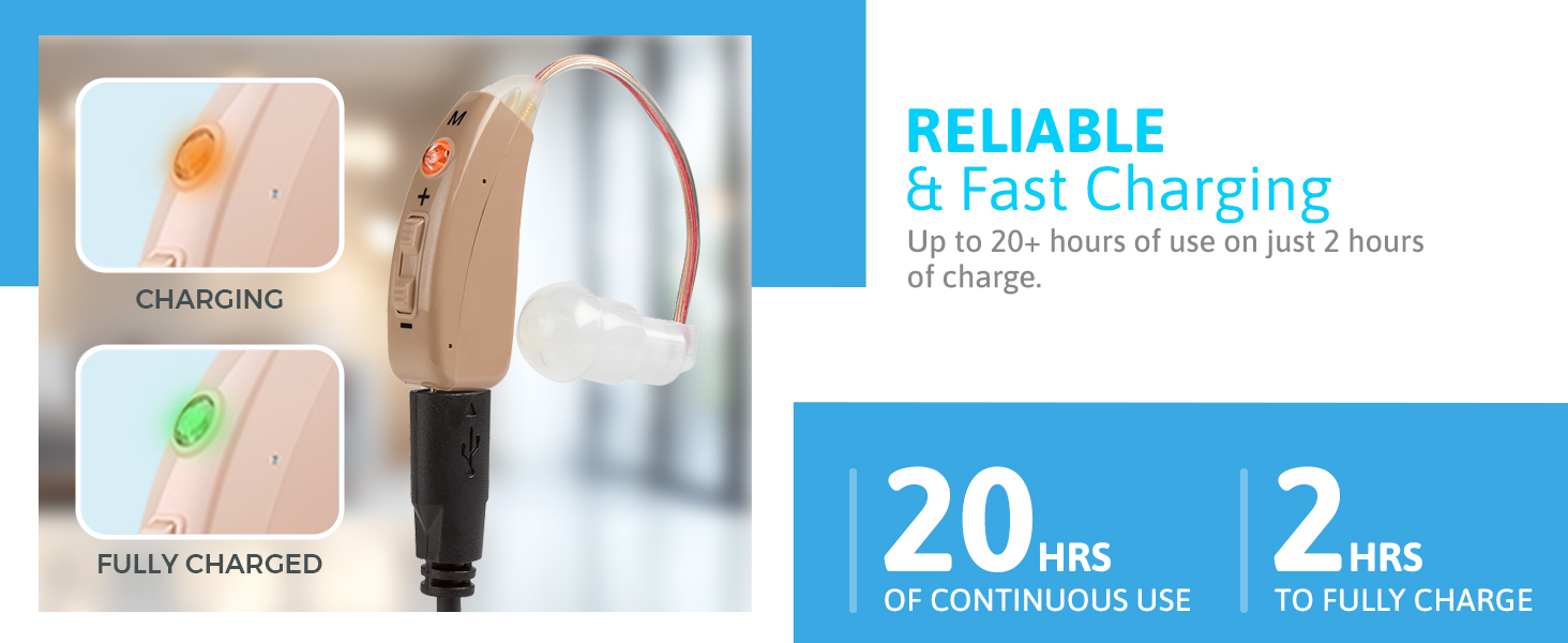 rechargeable hearing amplifiers