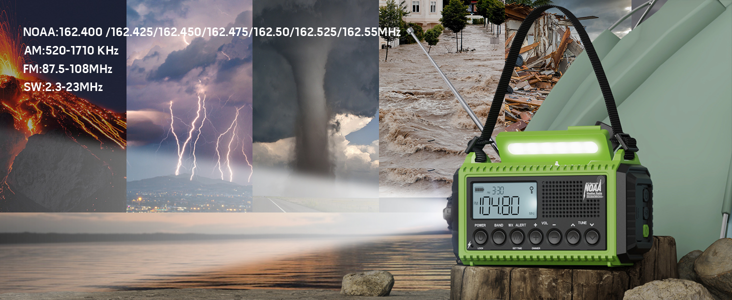 solar radios and crank emergency radios