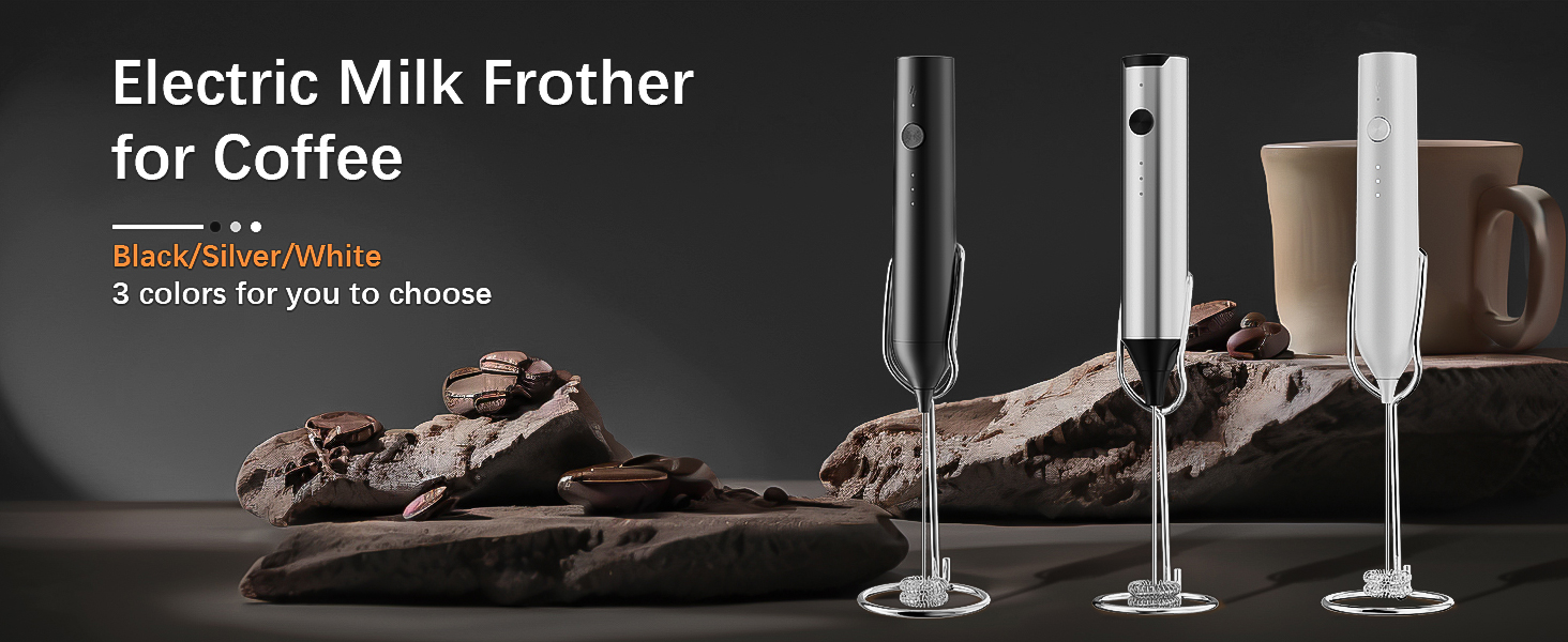 rechargeable milk frother