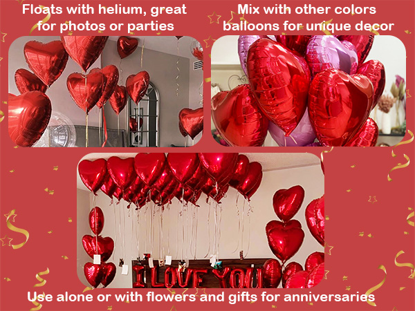 heart balloons
