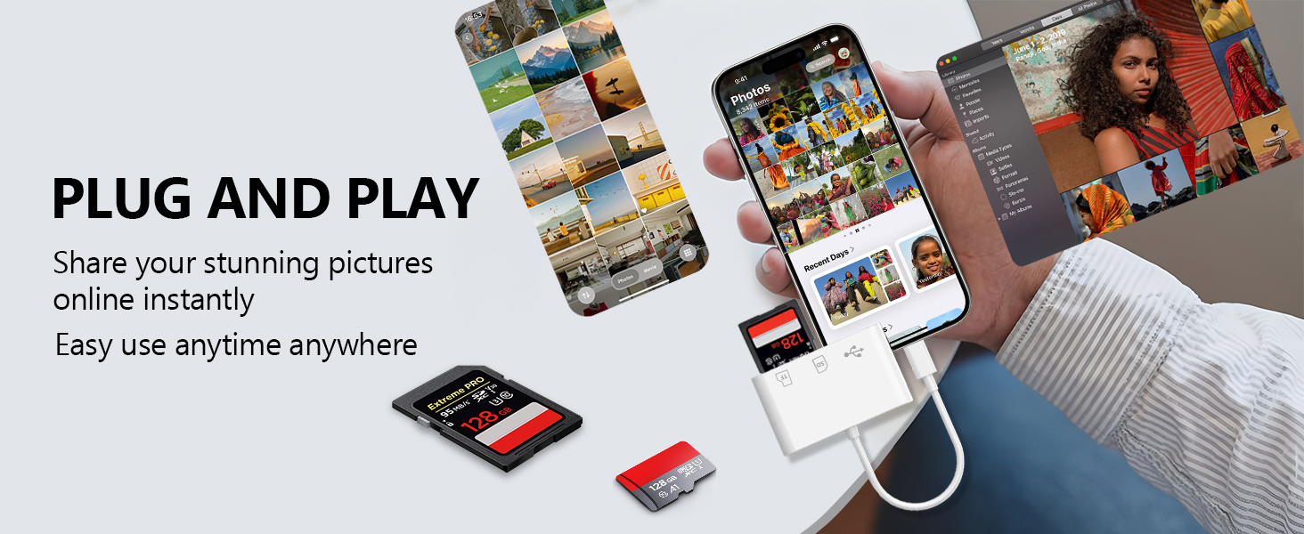 usb c sd card reader for iphone digital camera adapter iphone memory card reader for iphone apple