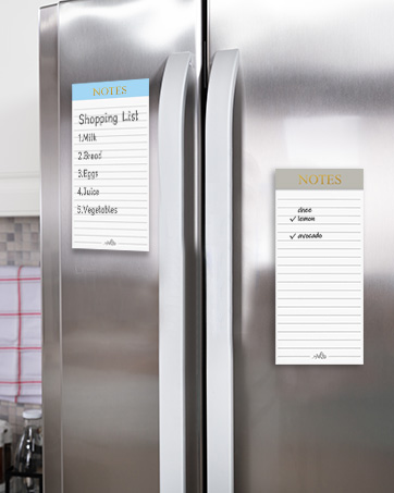 Utron 7 Pack Magnetic Notepads for Refrigerator