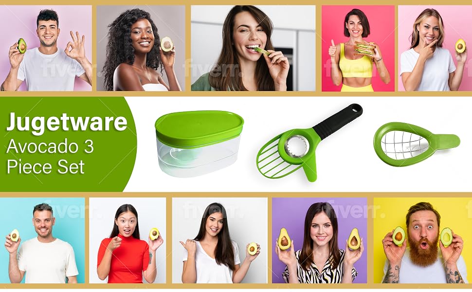 Jugetware Avocado 3 Piece Set