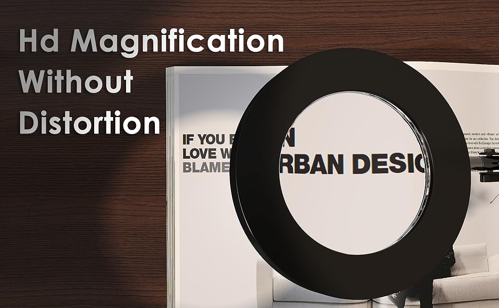 lupas con luz de aumento profesional magnifier with light hands free magnifying glass with stand