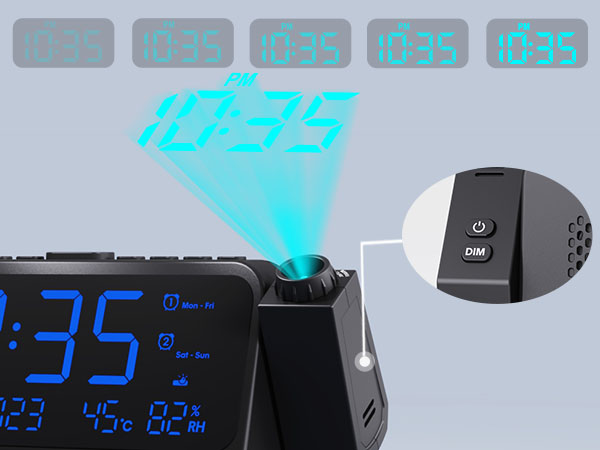 alarm clock weekday weekend setting weekday/weekend dual alarm clock loud alarm clock for weekday