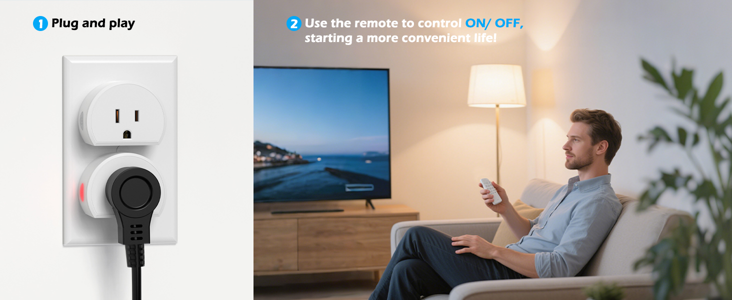 remote control outlet long range