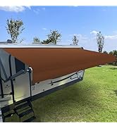 SHADEPLUS RV Awning Fabric Replacement,Camper Awning Replacement,16 oz Waterproof Vinyl Universal...