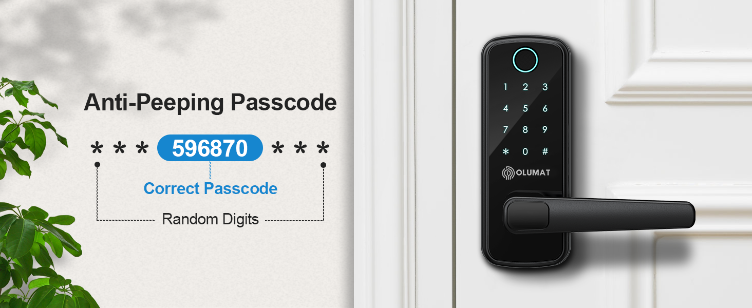 anti-peeping passcode