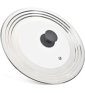 WishDirect Universal Lid for Pots Pans and Skillets - One Lid Fits All 8.25-12 Inch Pots Frying P...