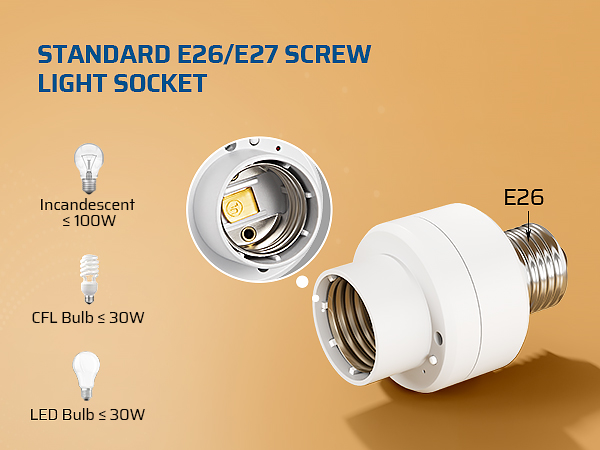 Remote Control Light Socket