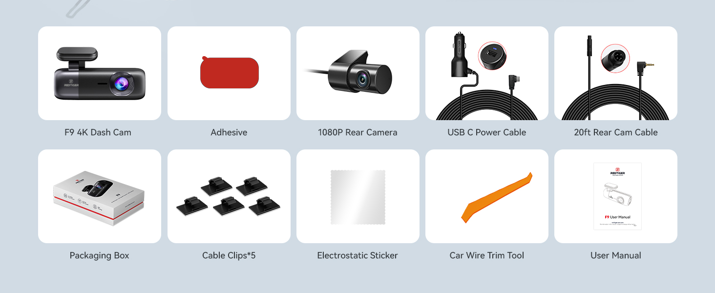 red tiger dash cam