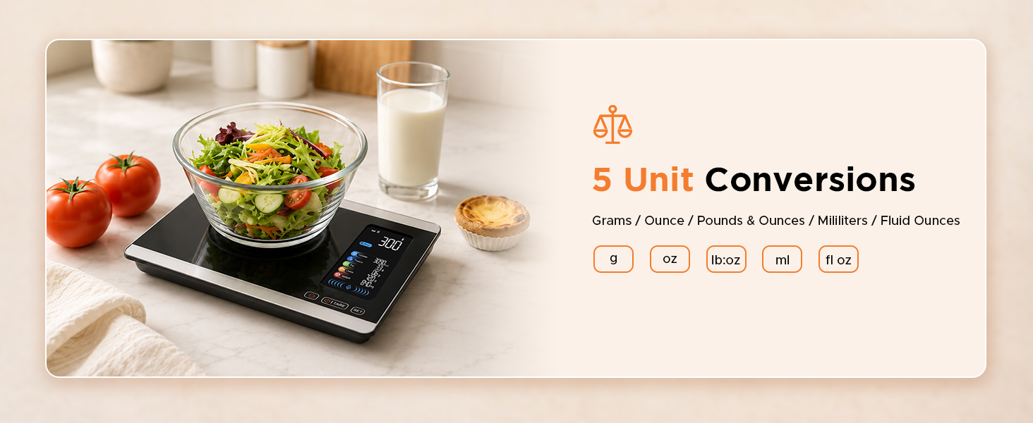 AI Voice Food Scale with Nutritional Calculator