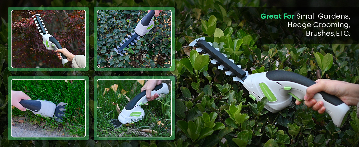 Cordless Grass Shear for gardens,hedge grooming,brushes