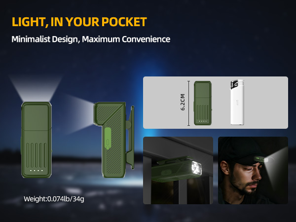 pocket flashlight rechargeable