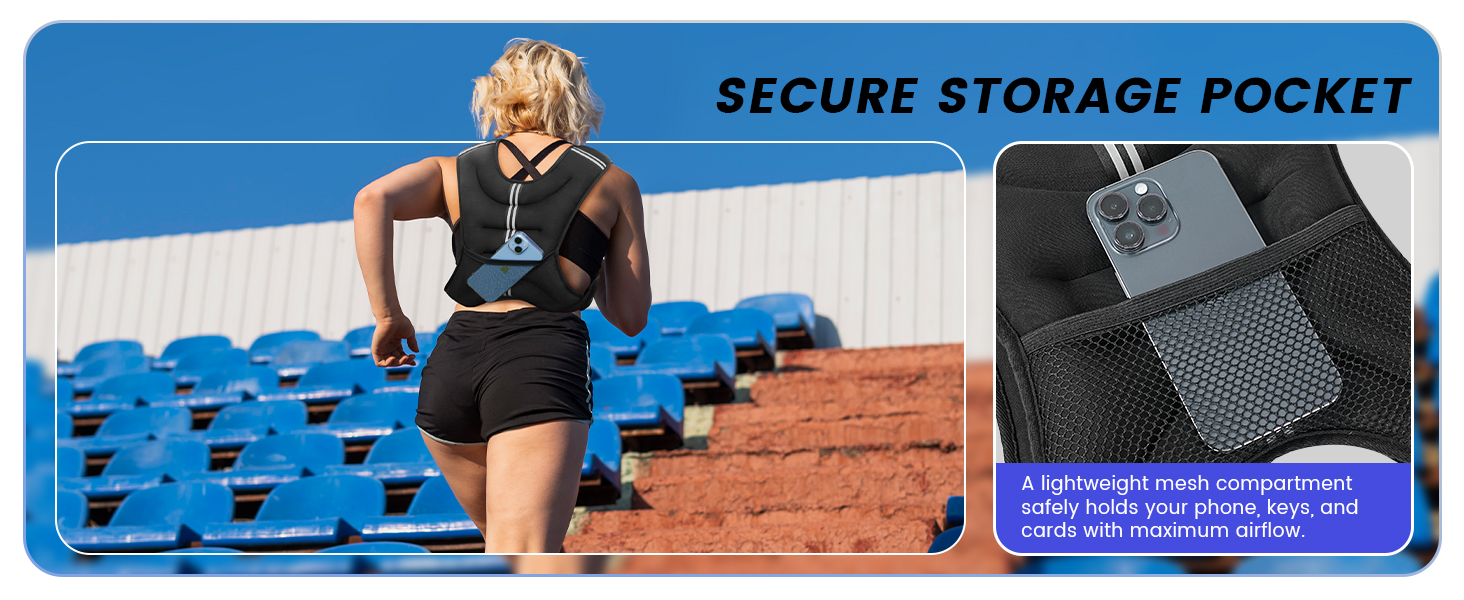 weighted vest woman men walking running jogging weight reflective strap strenth training