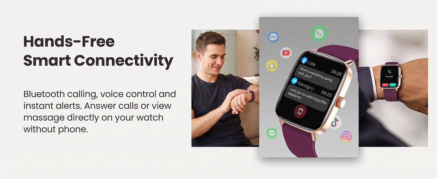 Smart Watch for Women Men