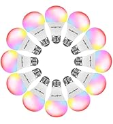DAYBETTER Tuya Smart Light Bulbs, RGBCW WiFi Color Changing Led Bulbs Compatible with Alexa and G...