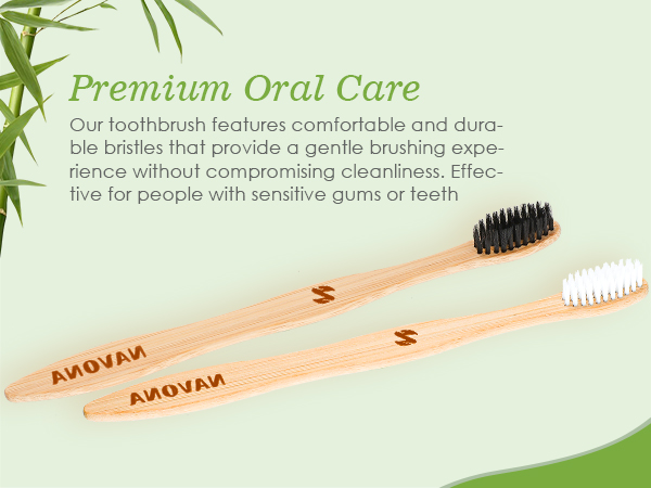 bamboo toothbrush black&amp;amp;white
