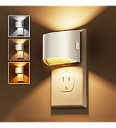 L LOHAS LED Night Lights Plug into Wall with 3CCT Adjustable (1600K/3000K/5000K), 1W Nightlight P...