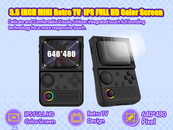 retro handheld game console gaming video consoles stick retroid pocket games hand held gameboy