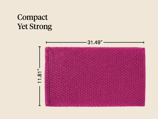 Kitsch African Net Sponge- Berry Pink