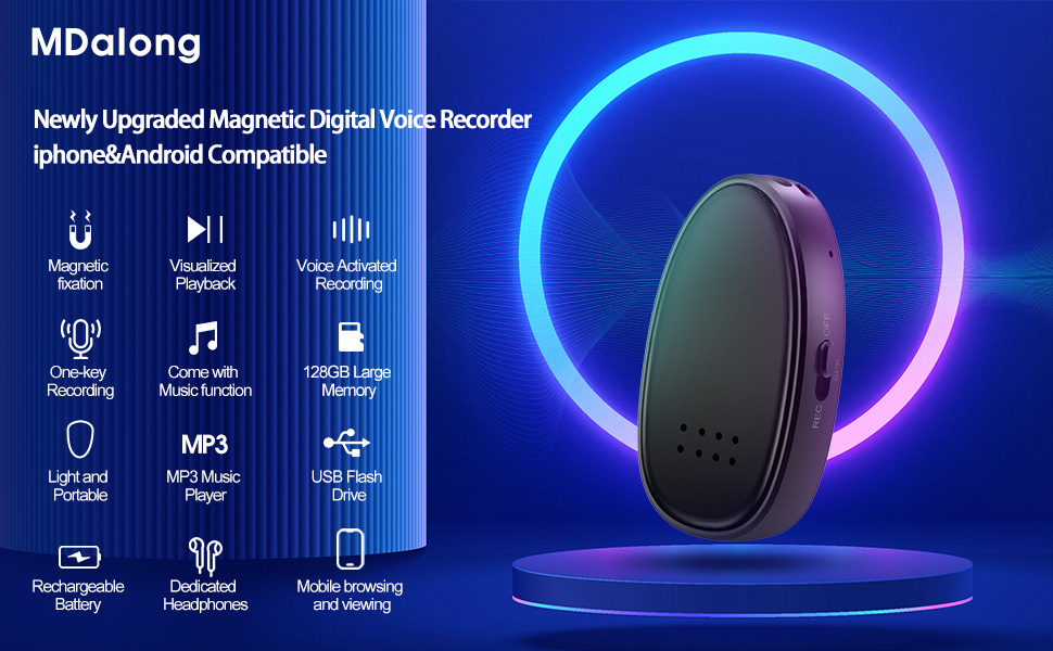 Digital Voice recorder with speaker