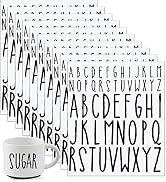 AIERSA 10 Sheets Letter Stickers, Large Black Stick on Vinyl Letters, 520Pcs Alphabet Decals for ...
