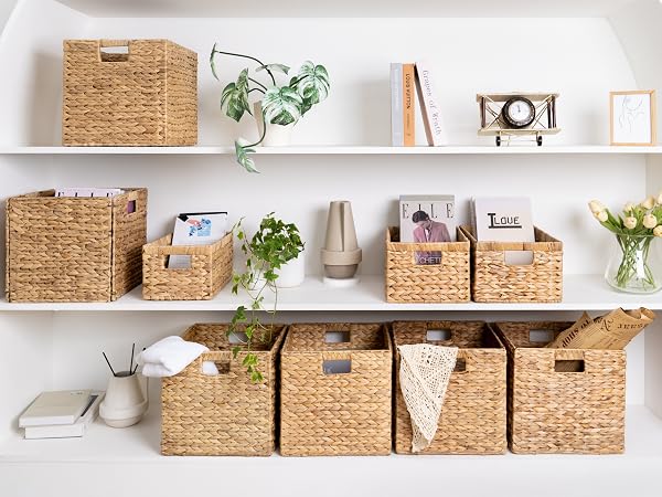 water hyacinth storage baskets