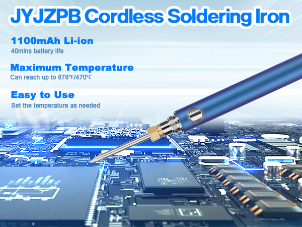 cordless soldering iron kit portable