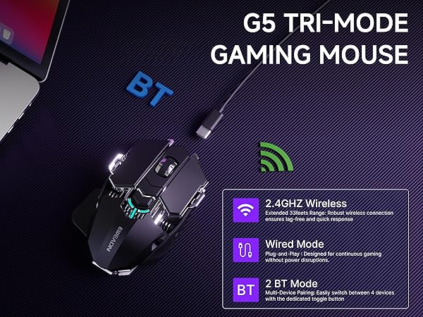 wireless gaming mouse
