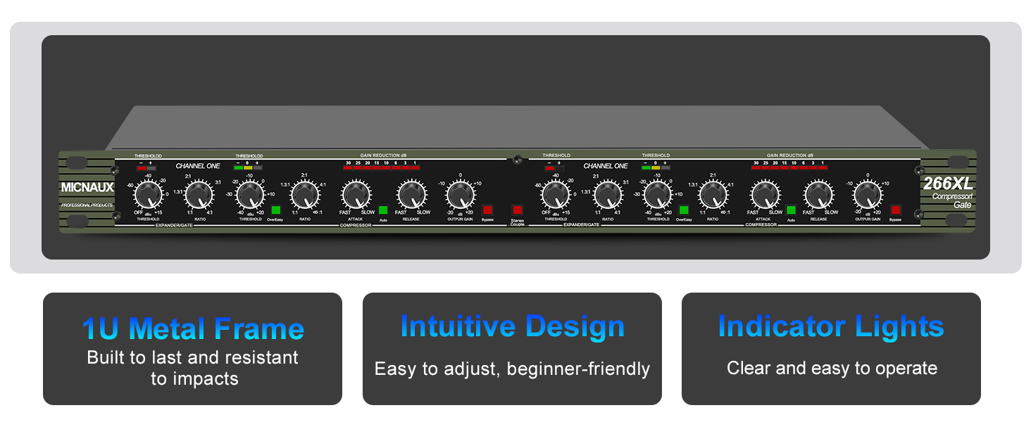 Intuitive Design?Indicator Lights?1U Metal Frame