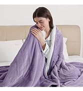 ESTINGO Electric Throw Blanket, Heated Blanket Flannel Sherpa with 4 Hours Auto Off &amp; 5 Heating L...