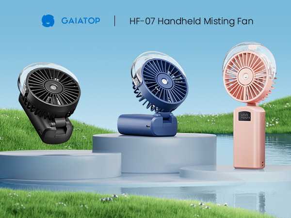 fan with water spray misting fan