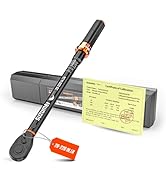 SUZUME 1/4 Torque Wrench (20-220 In.Lb/ 2.3-24.9 N.m) ±3% High Accuracy Torque Wrench 72 Tooth Du...