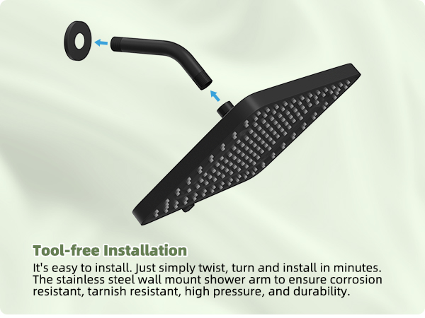 shower arm extension pipe