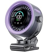 KIMMOO 4000mAh Rechargeable Portable Clip on Fan-100-Speed Touch Control, LED Display, 360° Rotat...