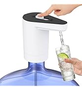 Water Bottle Pump,5 Gallon Water Bottle Dispenser Water Drinking Water Pump USB Charging Automati...