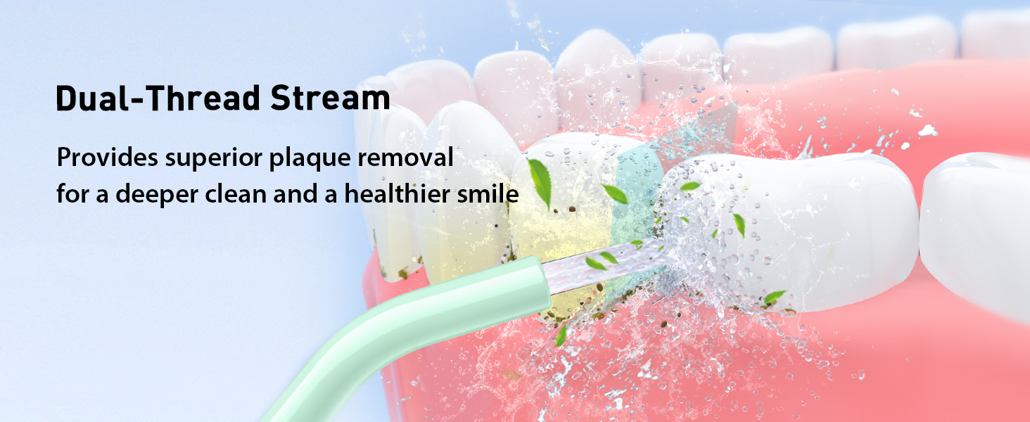 water dental flosser pick teeth cordlss portable Hilo dental con agua, recoge los dientes