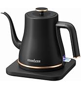 Stariver Gooseneck Electric Kettle, 0.8L Electric Tea Kettle Tea Pot, Pour Over Coffee Kettle wit...