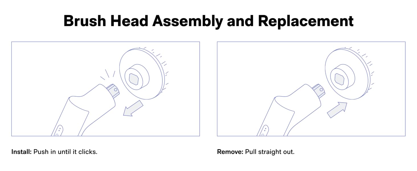 Brush Head Assembly and Replacement
