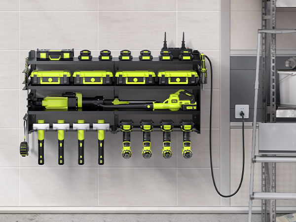 Power Tool Organizer Charging Station