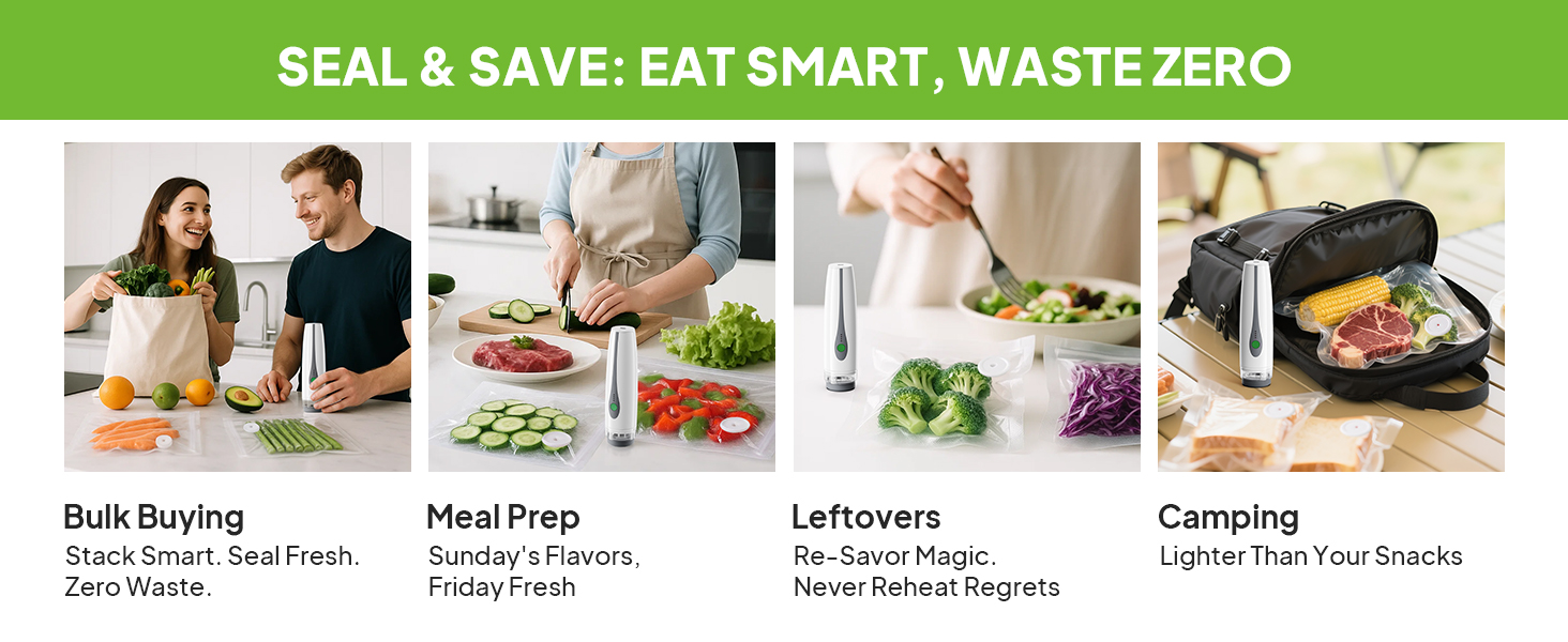 Compact Vacuum Sealer for Food