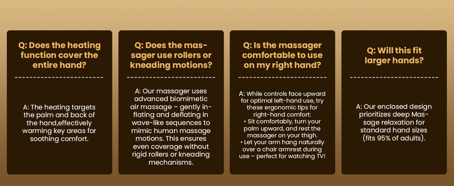 professional hand massager for arthritis and carpal tunnel with heat and compression UL certified
