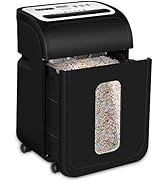 VidaTeco Paper Shredder for Home Office14-Sheet 60-Mins Micro Cut Shredder with US Patented Blade...